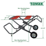 TOMAX TMMS-051 Rolling Foldable Table Saw Stand TOMAX