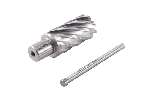ACTOOL 1-3/16" Diameter × 2" Depth of Cut HSS ANNULAR Cutter with 3/4'' Weldon Shank ACTOOL