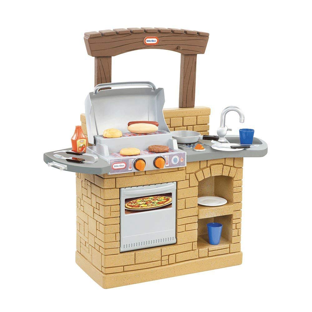 Little Tikes Cook 'n Play Outdoor BBQ , Brown Little Tikes