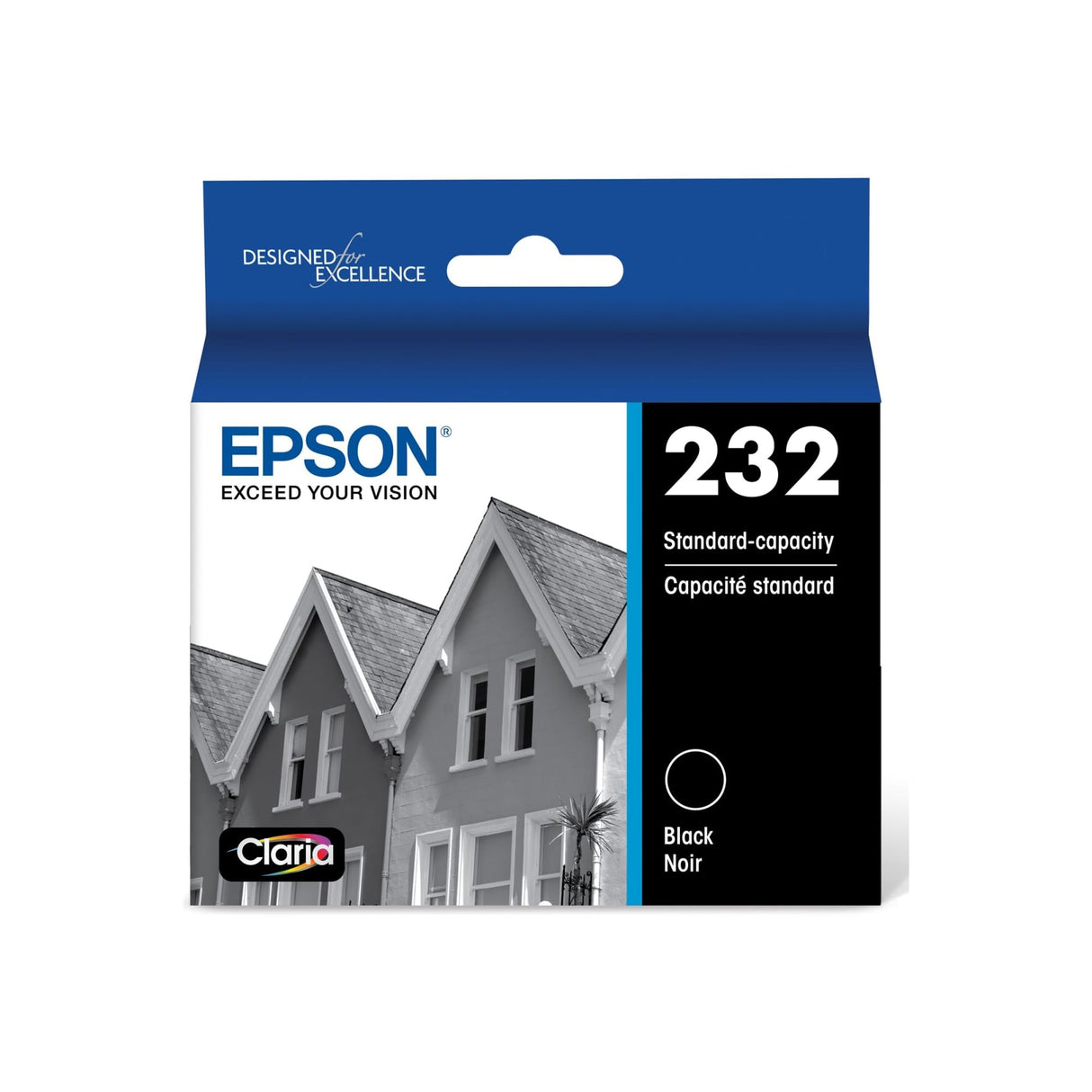 EPSON 232 Claria Ink Standard Capacity Black Cartridge (T232120-S) Works with WorkForce WF-2930, WF-2950, Expression XP-4200, XP-4205 Epson