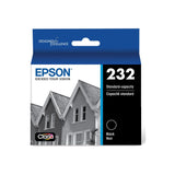 EPSON 232 Claria Ink Standard Capacity Black Cartridge (T232120-S) Works with WorkForce WF-2930, WF-2950, Expression XP-4200, XP-4205 Epson