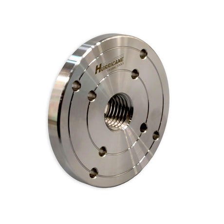 Hurricane Turning Tools, 4" Steel Faceplate For Wood Lathe, 1" x 8 TPI Hurricane Turning Tools