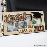 Personalized Name Graduation Money Gift Holder, Graduation Card Box Cash Holder, Class of 2024 Money Gift Holder, Senior Money Gift, College Graduation Gift(1 Pcs) MillMB