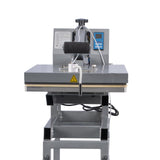 VISRACK 16x24 Manual Heat Press Machine - 2000W 110V High-Pressure Clamshell with Infrared Positioning, Fast Heating, Digital Control for T-Shirt Sublimation & Heat Transfer, Grey VISRACK