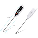 Meat Food Thermometer, Digital Candy Cooking Thermometer, Kitchen Cooking Thermometer Instant Read for BBQ Grill, Oil, Milk, Bath Water, Deep Fry, Candle Temperature AimmiNate