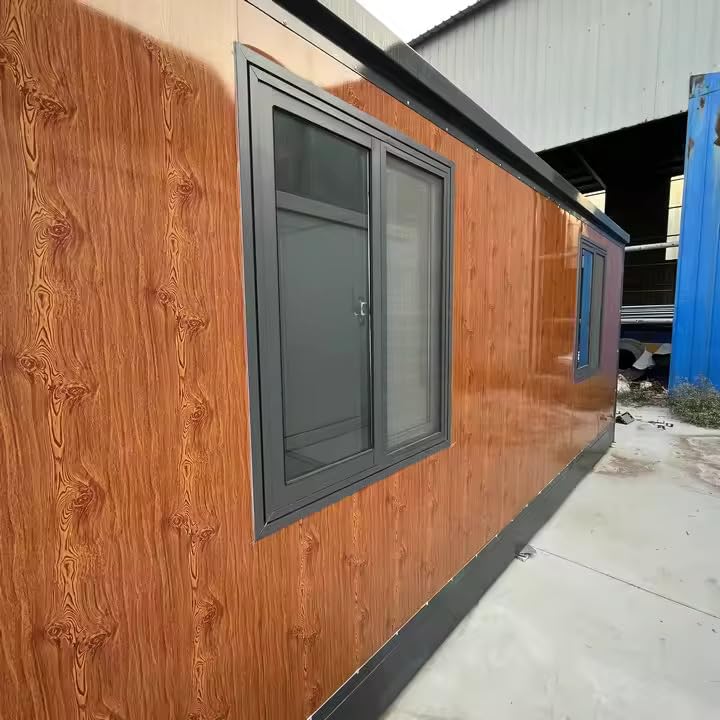 Portable Prefab House Tiny House to Live in, with Fully Equipped Bathroom and Kitchen, Prefabricated Container House for Adults Living, Foldable Mobile Home, Steel Frame Multiple Sizes (30 Feet)