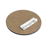 Blank Buttons Sublimation Personalize Name Tag Badge with Pin Back Design 3 inch White 10 Packs Generic