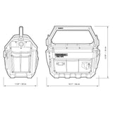 ToughBuilt TB-CT-82-16 Large Hard Body Tool Tote 400m / 16" ToughBuilt