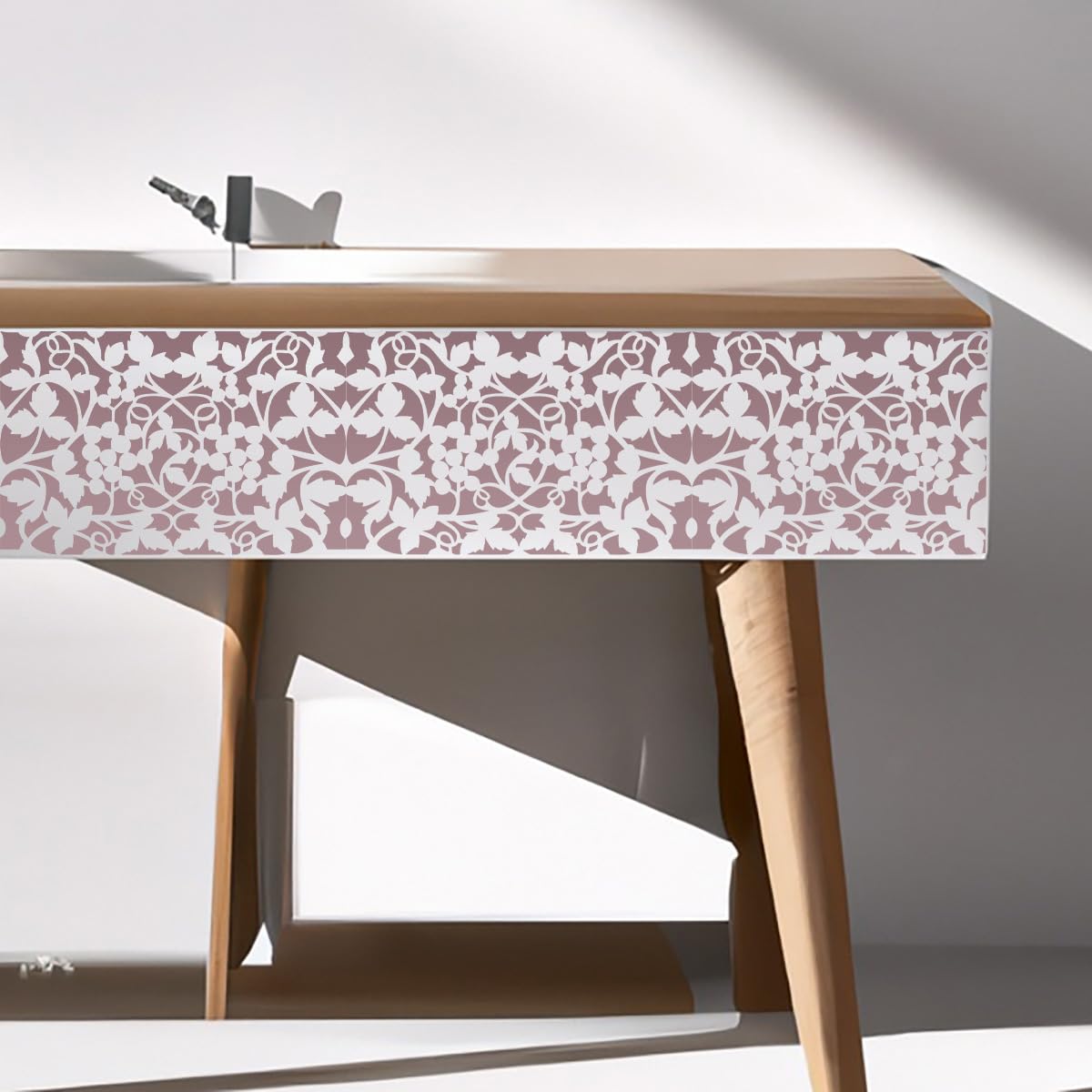 Stencils for Crafts Reusable Texture Stencils Floral Stencil Leaf Tree Templates for Painting on Wood Furniture Card Canvas Paper Scrapbook SUNVERSE