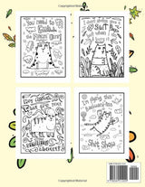 Swearing Cats: A Hilarious Adult Coloring Book for Cats Lovers: Cursing Cat Coloring Book for adults WoodArtSupply