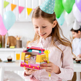 PYD Life 10 Pack Sublimation Gift Boxes Blanks 5.9" x 5.9" x H 6.3" with Clear PET Window Built-In Handle Matte White for Party Favors,Birthday,Christmas,Holidays Gifts Wrapping Packing PYD Life