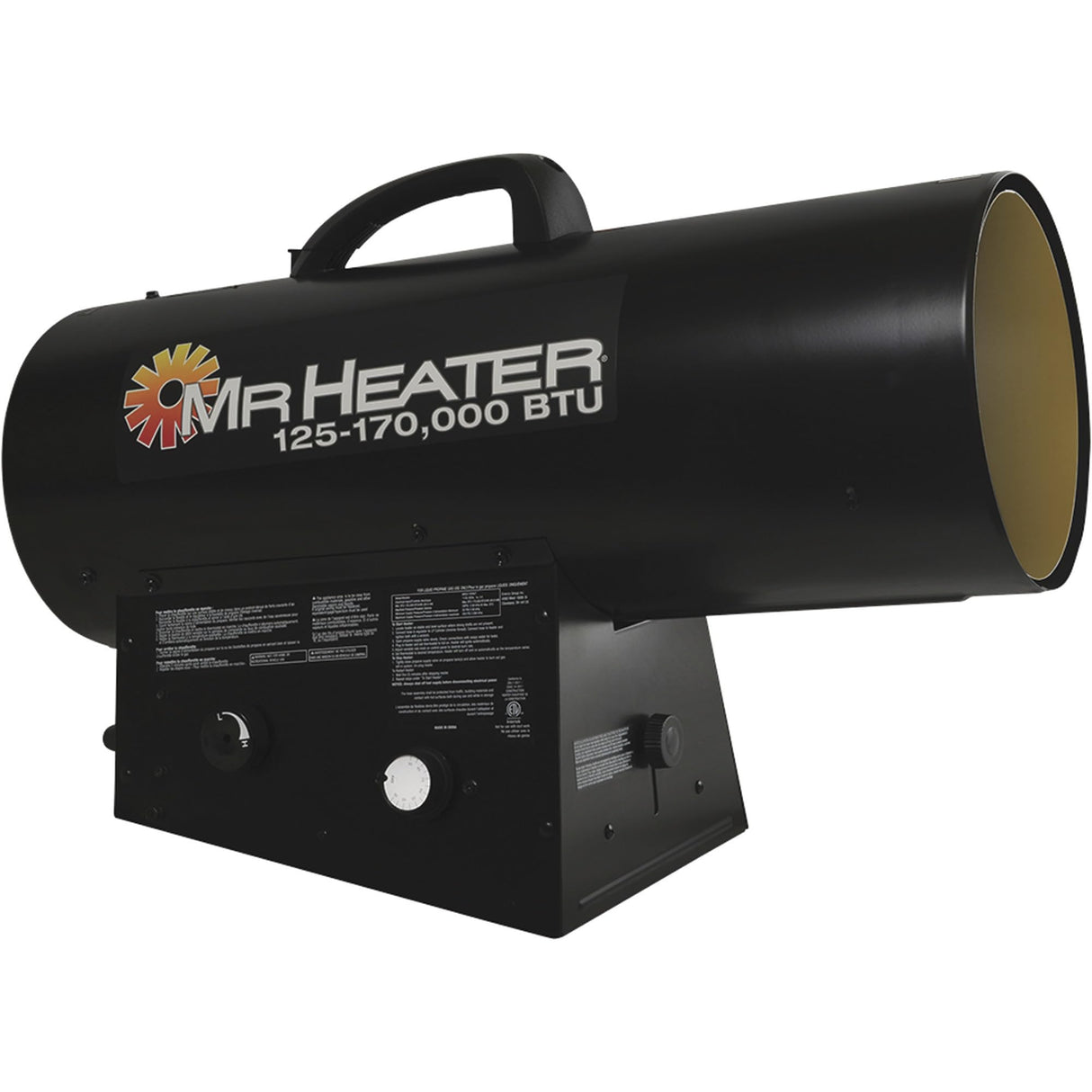 Mr. Heater MH170QFAVT 170,000 BTU Portable Propane Forced Air Heater with Quiet Burner Technology - Heavy Duty Outdoor & Job Site Heater Mr. Heater
