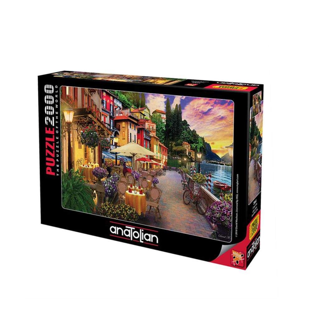 Anatolian Puzzle - Lake Como, 2000 Piece Jigsaw Puzzle, Code: 3944, Multicolor Anatolian