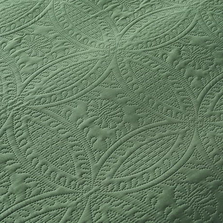 akkialla Queen Quilt Bedding Set,Olive Green Ultrasonic Full/Queen Quilt Set,Lightweight Soft Bedspread Coverlet,Modern Style Coin Pattern Bed Cover for All Seasons,3 Piece(1 Quilt,2 Pillow Shams) akkialla