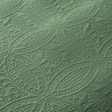 akkialla Twin Quilt Bedding Set,Olive Green Ultrasonic Quilt Set,Lightweight Soft Bedspread Coverlet,Modern Style Coin Pattern Bed Cover for All Seasons,2 Piece(1 Quilt,1 Pillow Sham) akkialla