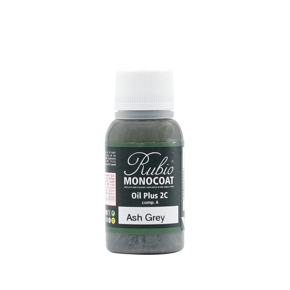 Rubio Monocoat Oil Plus 2C-A Sample Wood Stain Ash Grey 20ml Rubio Monocoat