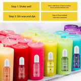 Beesworks Candle Dyes | 16 Colors Liquid Dyes for DIY Candle Making | 16 Bottles Liquid Candle Dyes Each 0.35oz/10ml BEESWORKS