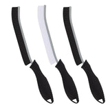 FOOGWEE Hard Bristle Crevice Cleaning Brush - Cleaning Tools for Household Use, Multifunctional Gap Cleaning Supplies for Kitchen, Bathroom, Toilet, Window, Vehicle, Faucets, Grout, Home (Black) FOOGWEE