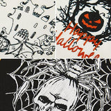 Armindou Halloween Embroidery Starter Kits for Beginners Adults, Stamped Cross Stitch Kit for Adult Beginner, Needlepoint Hand Embroidery Kit with Pattern, 3 Embroidery Hoop, 3 Set Embroidery Supplies