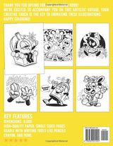 Retro Cartoon Stoner Coloring Book: Psychedelic Illustrations To Color With Funny Characters Coloring Pages About Smoking Vintage Scenes, Funny Stoner Gifts for Smokers & Weed Lovers Men & Women WoodArtSupply