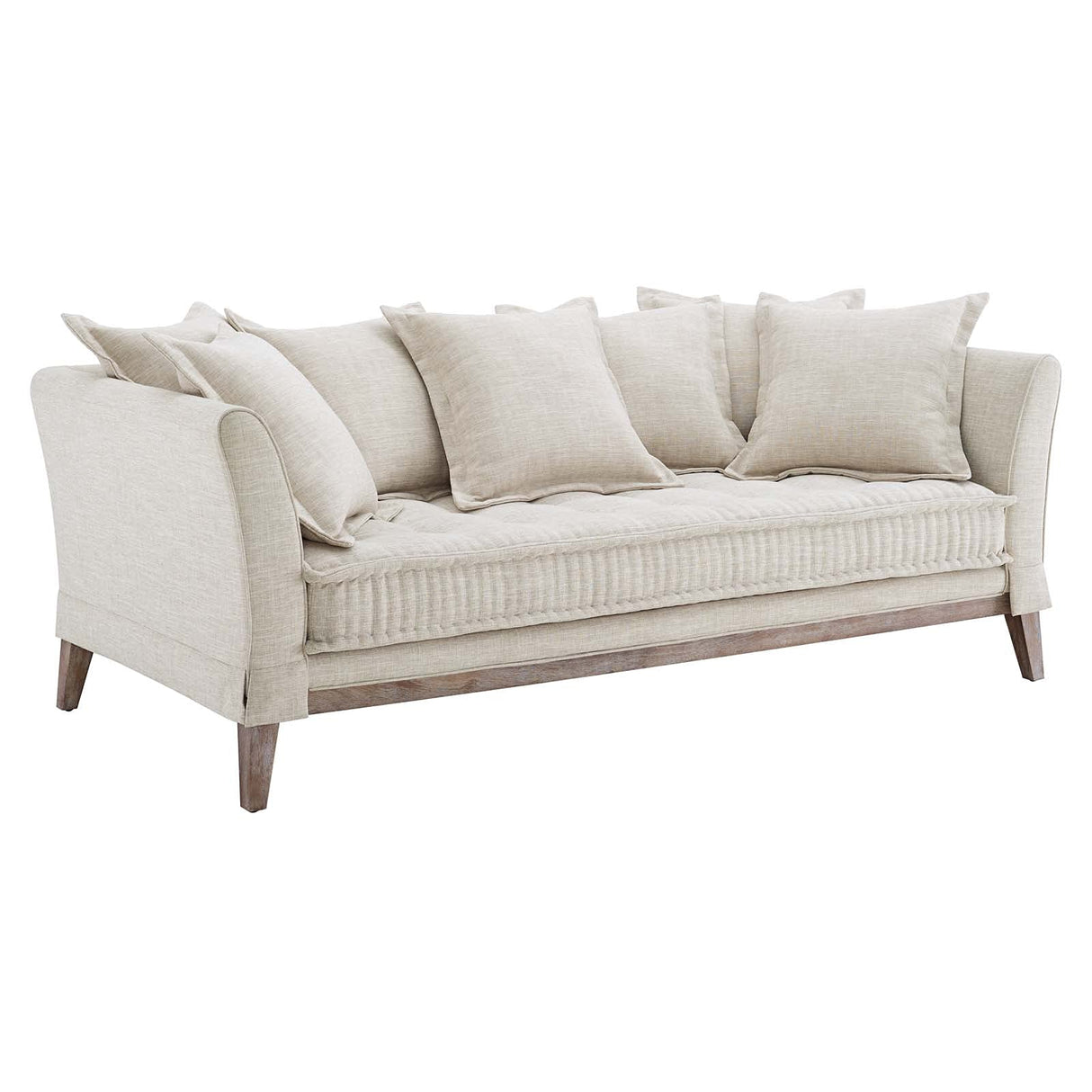 Modway EEI-4909-BEI Rowan Fabric Sofa, Beige Modway