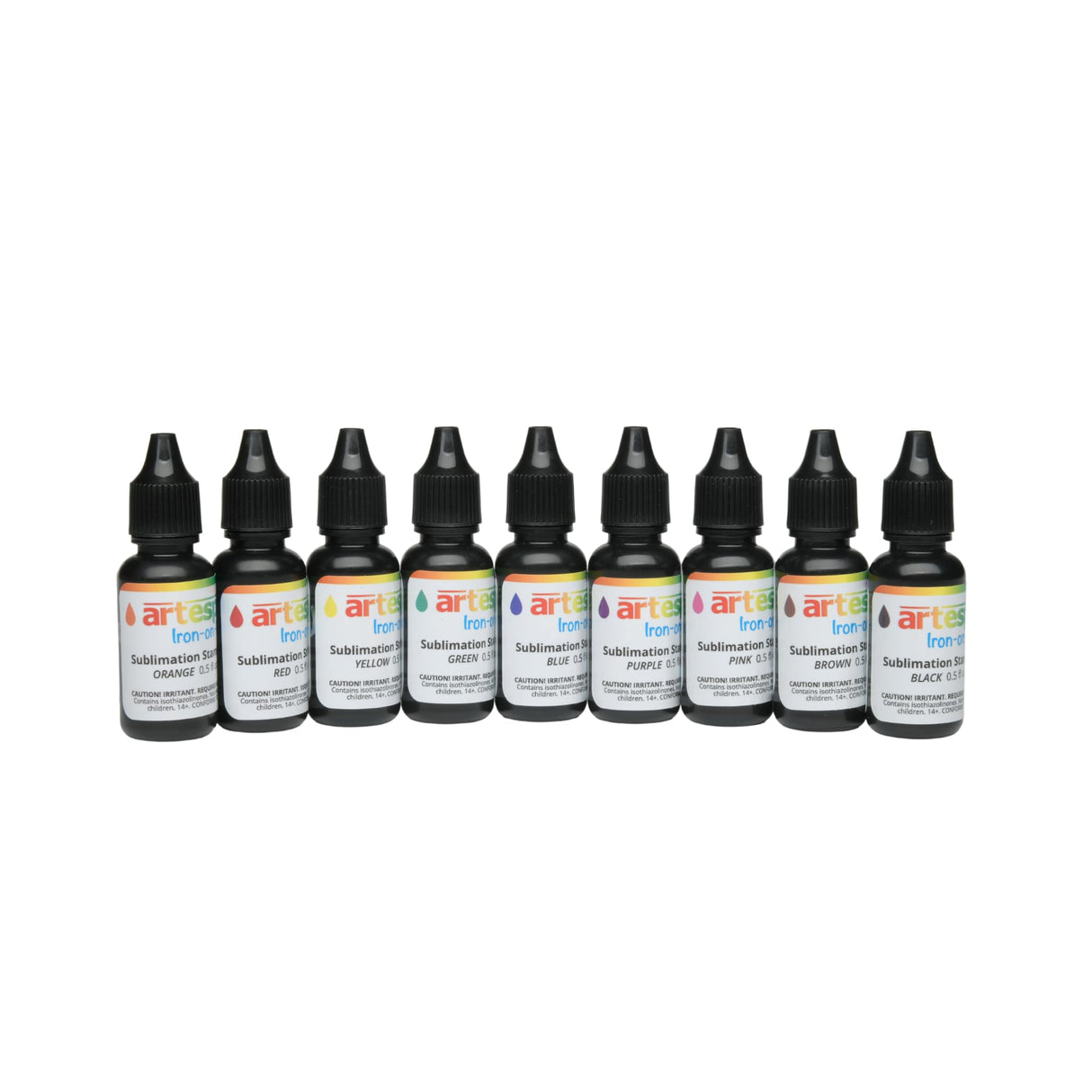 Artesprix Sublimation Ink for Crafting, Painting, Stamping, & Air Brush, Black, 0.5 fl. oz. Artesprix