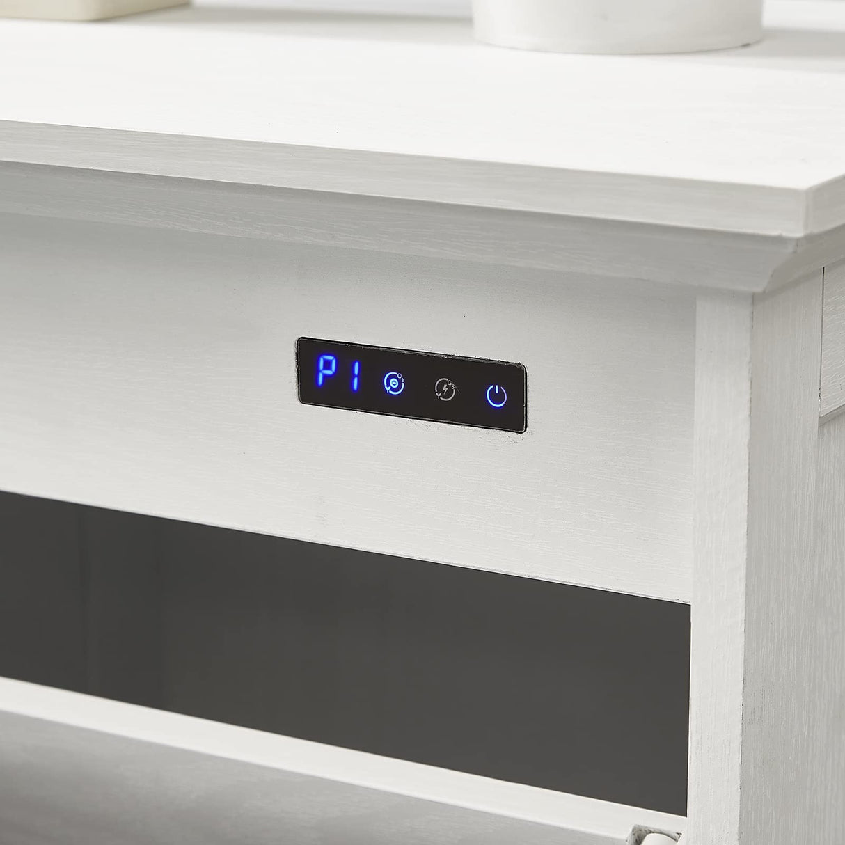 UpWiew Tilt Out Trash Cabinet Wooden, Single Door 10 Gallons, White Finish UpWiew