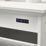 UpWiew Tilt Out Trash Cabinet Wooden, Single Door 10 Gallons, White Finish UpWiew