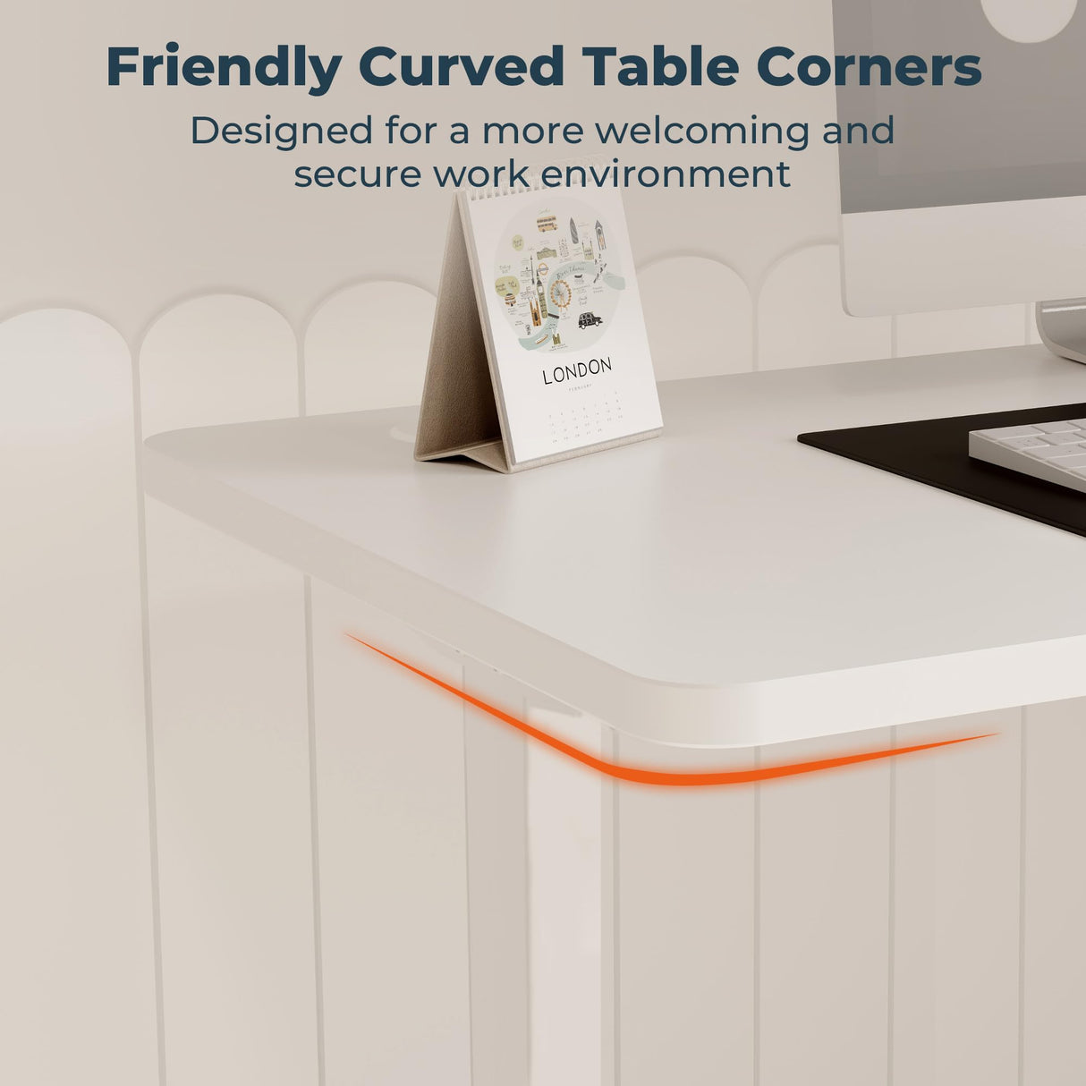 FitStand Dual Motor Standing Desk, Large Stand Up Desk, 79x31 Inches Electric Sit Stand Desk, 4 Memory Preset Adjustable Height Desk Home Office Desks(White) FitStand