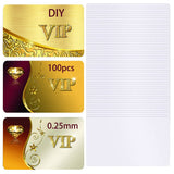 50 PCS Sublimation Metal Business Cards 3.4 x 2.1 x 0.01 Inch Blank Sublimation Aluminum Alloy Name Card for Color UV Print (0.25mm) Jolbndcv