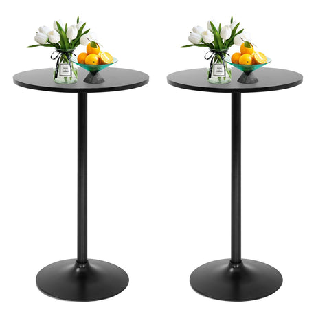 FDW Pub Table 40 Inch Height Cocktail Table Round Bistro Bar Table for Home and Kitchen Dining FDW
