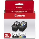 Canon PG-240 XL Black & CL-241 XL Color Ink Cartridge Value Pack for Select PIXMA MG, MX, TS Series Printers Canon