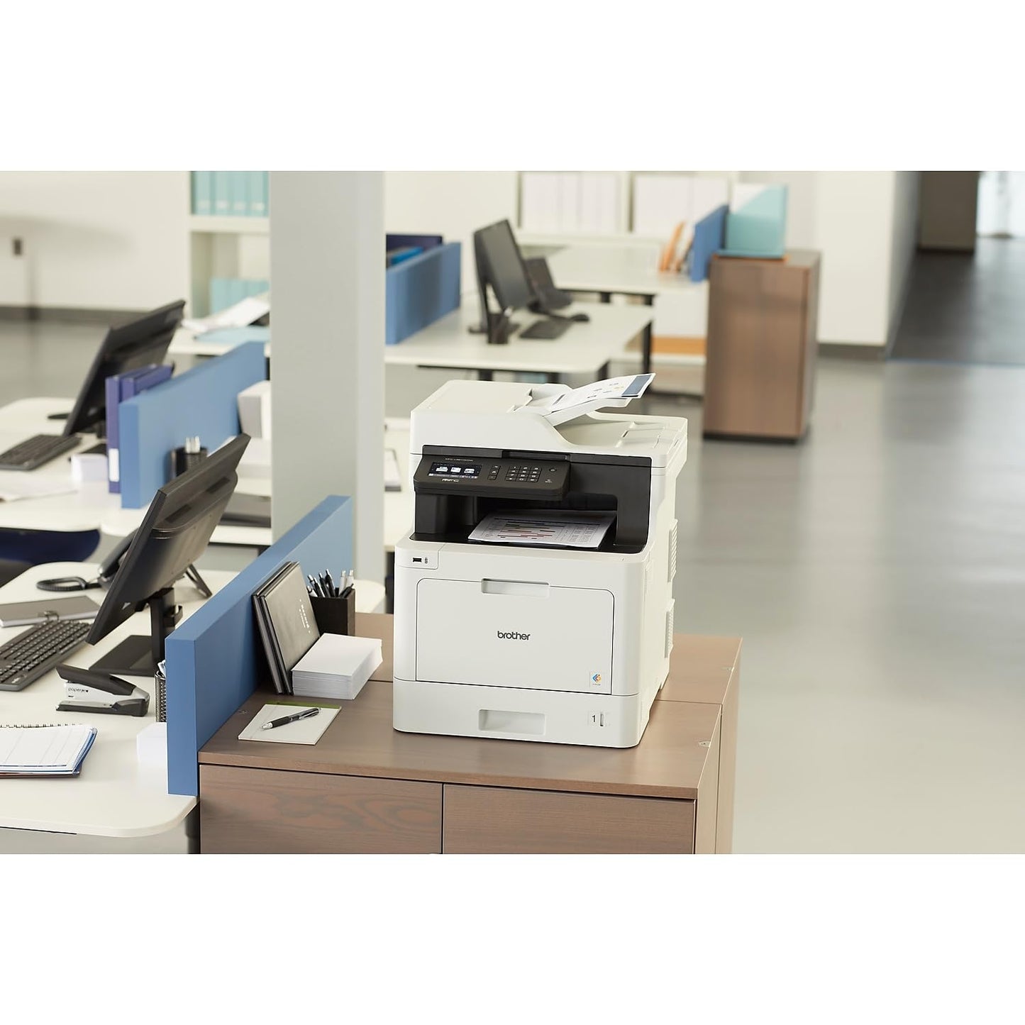 Brother Printer MFCL8610CDW Business Color Laser All-in-One with Duplex Printing and Wireless Networking, White, 21.2" x 17.1" x 20.7"