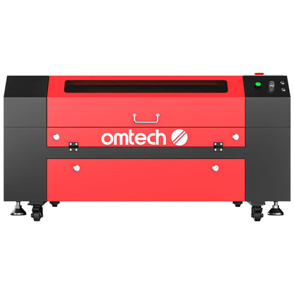 OMTech 60W CO2 Laser Engraver, 28x20 Inch Laser Engraving Cutting Machine with Autolift 4 Way Pass Air Assist Water Pump, Commercial Laser Engraver Cutter for Wood Glass Leather More - WoodArtSupply