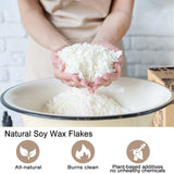 Candle Making Kits for Adults,Beginner,Kids, Soy Wax, Making Supplies Include 5 LB Soy Wax Flakes, 100 Candle Wick, Centering Devices, Melting Pot Wfmolcand