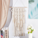 FREEBLOSS DIY Macrame Kit for Adults Beginners Bohemian Macrame Wall Hanging Ornament Creative Boho Macrame Wall Art Macrame Tapestry Gift for Mom Girls FREEBLOSS