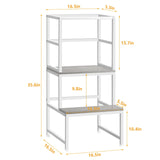 LIANTRAL Toddler Kitchen Stool Helper, Toddler Standing Tower with Safety Rail, Kids Kitchen Step Stool, Wood and Metal, Kids Counter Level Learning Stool for Kitchen, Bathroom, White LIANTRAL