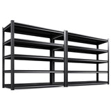 ZIWJHK 59''W Storage Shelves,5 Tier Garage Shelving 3500LBS Heavy Duty,Metal Shelves Adjustable Industrial Shelving Units,Rustproof Shelf Rack for Garage 72''H*59''W*19.7''D，2 Pack ZIWJHK