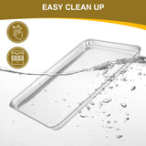 Wildone Baking Sheet with Rack Set (3 Pans + 3 Racks), Stainless Steel Baking Pan Cookie Sheet with Cooling Rack, Non Toxic & Heavy Duty & Easy Clean Wildone