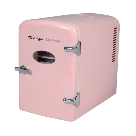 Frigidaire EFMIS175PINKCP4 Portable Cooler for Car, Office, Bedroom, Dorm Room, or Cabin, 11.8"D x 7.1"W x 10.1"H, Pink Frigidaire