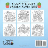 Tiny Gardens: Cute & Comfy Coloring Book for Adults and Teens Featuring Adorable Garden Scenes (Cute and Comfy Coloring Books) WoodArtSupply
