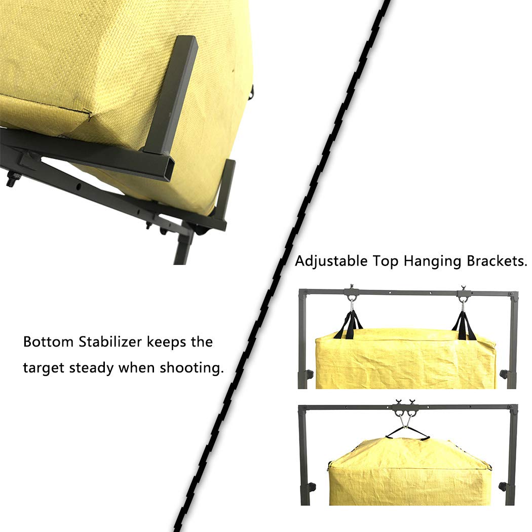 Highwild Archery Target Stand for Bag Targets Block Cube Foam - Larger Range - Multi-Function - Flexible - Durable Highwild