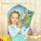 Wooden Puzzles for Kids Ages 3-5, 6 Packs 24 PCs Jigsaw Puzzles Preschool Educational Brain Teaser Boards Toys Gifts for Children, Wood Puzzles for 3 4 5 6 Year Old Boys Girls VIJYYZT