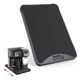 ARGOMAX Appliance Rolling Tray, Coffee Maker Slider, coffee pull out tray, sliding coffee maker tray, Suitable for coffee machines, air fryers and other appliances (10.3'' W × 15.3''D) ARGOMAX