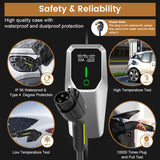 AWESAFE Electric Vehicle Charger Level 2 EV Charger, 7.6KW Portable Fast Charger with J1772 Connector, 32Amp NEMA 14-50 Plug, Scheduled Charging, Plug-in Home EV Charging Station AWESAFE