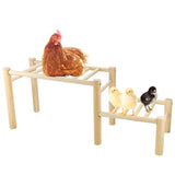 Vehomy Chicken Perch Chicken Roosting Ladder for Chicken Coop Chicken Roosting Bar Chicken Jungle Gym Chicken Toys for Hen Poultry Vehomy