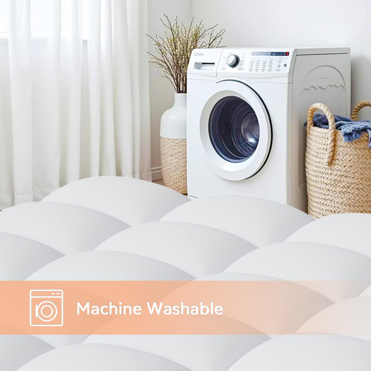 Topllen Twin Mattress Topper for Back Pain Relief, Extra Thick Pillow Top Plush Mattress Pad with Deep Pocket, Soft Pillowtop Twin Size Bed Toppers Filled Fluffy Down Alternative, White Topllen