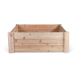 Infinite Cedar Premium Cedar Raised Garden Bed - 4' x 4' x 16.5" H - 1" Thick Wood Infinite Cedar