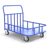 uyoyous 6'' Caster Wheels Heavy Duty 4 Pack Cart Swivel Wheels Load 1760 lbs Silent Ball Bearing Solid Wheel with 360° Rotation Top Plate (2 with Brakes& 2 Without) uyoyous