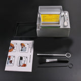 Electric Cigarette Rolling Machine, 8.0 Fully Automatic Cigarette Rolling Machine with Cigarette Case, Indicator Light Showing Working Status, Ideal Gift for Husband and Father ZIJINGM